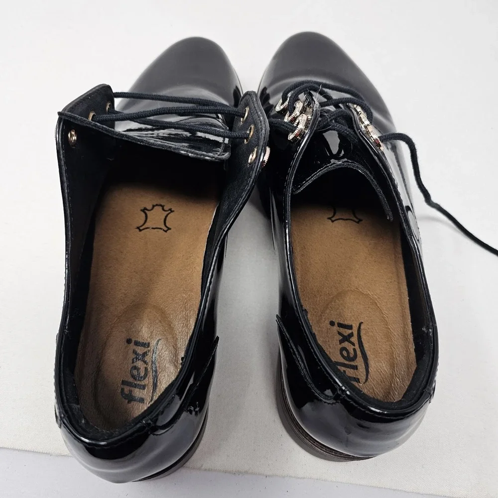 Flexi Comfort Shoes Women's Size 9‎ Black Oxford Walking Casual Mexico